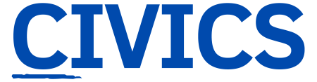 Logotipo da Civics - O texto Civics
